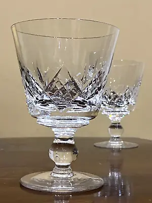 Buy 2 X Stuart Crystal Glengarry Pattern Water Goblets Or Wine Glasses 5  • 35£