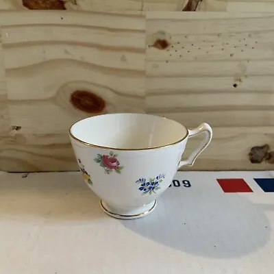 Buy Vintage Crown Staffordshire Fine Bone China Tea Cup Floral England • 6.24£