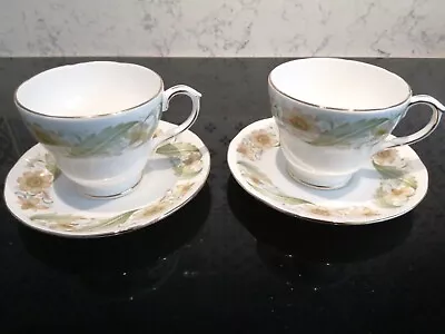 Buy Duchess Greensleeves  2 X Vintage  Bone China Cup And Saucer • 6.99£
