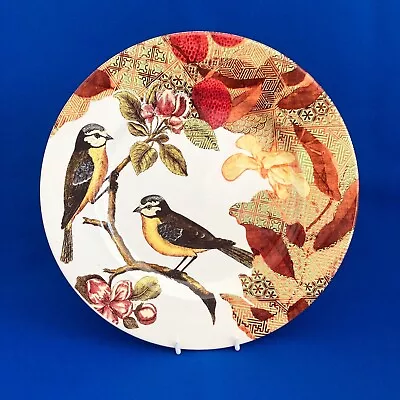 Buy Poole / Royal Stafford Decoupage Dinner Plate Birds Flowers 11  28cm • 14£