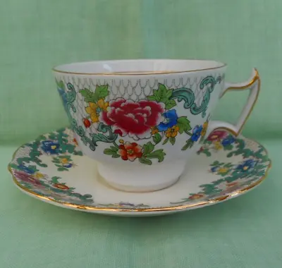 Buy Vintage Booths Floradora (A8042) Tea Cup & Royal Cauldon Victoria Saucer • 4.99£