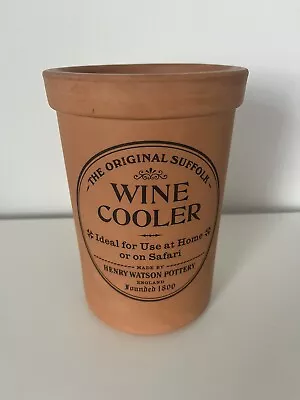 Buy Henry Watson Pottery Vintage, The Original Suffolk Terracotta Wine Bottle Cooler • 8.99£