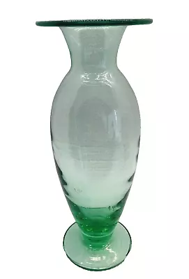 Buy Glass Blenko Sea Foam Green Modern Bud VaseHandcrafted • 30.18£