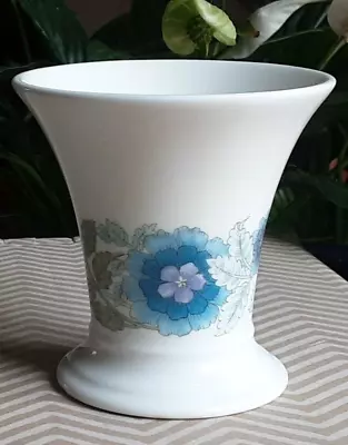 Buy Wedgwood Bone China Clementine Trumpet Vase 3 1/2 Inch Tall • 7.99£