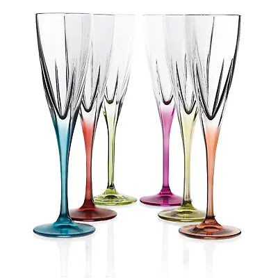 Buy Elegant And Modern Crystal Glassware For Hosting Parties And Events - Set Of 6 • 86.66£