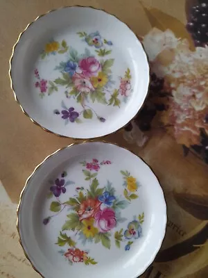 Buy 2 X Minton Trinket/Pin Dishes 'Marlow' Pattern Unboxed • 6£