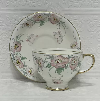 Buy Pink Radfords  Poppy   Teacup And Saucer Bone China Fenton Made In England • 27.85£