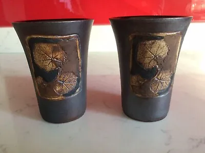 Buy Tenmoku Pottery Cups / Tumblers • 25£