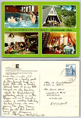 Buy C22787 Alpha Feriendorf Eichwald Gossersweiler-Stein  Germany  Postcard 1986 • 1.19£