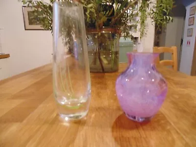 Buy Two Caithness Glass Vases. • 4.99£