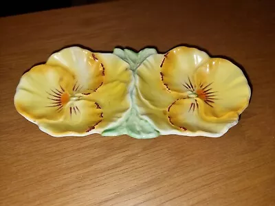 Buy Vintage Beswick Ware Pansy Double Butter Dish Pattern No 595 • 12.99£