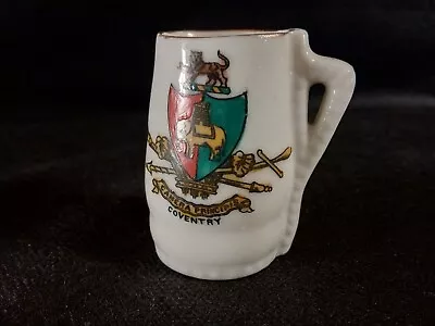 Buy Crested China - COVENTRY Crest - Salisbury Leather Jack - Pearl Arms. • 5£