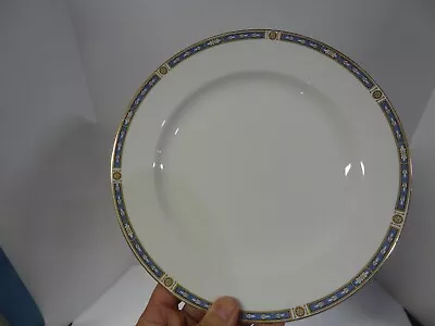 Buy Vintage W. H. Grindley England China Ross Blue Floral Band 10  Dinner Plate • 9.52£