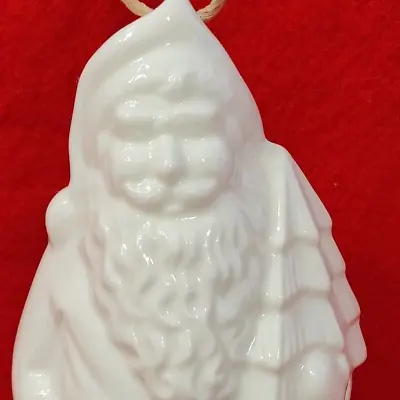 Buy Vintage White Bone China Santa Clau PFALTZGRAFF Porcelain Tree Ornament Figurine • 12.50£