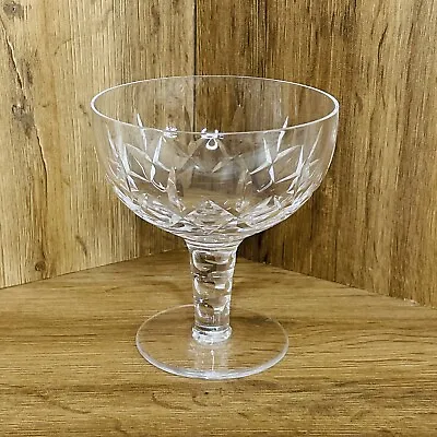 Buy Stuart Crystal Champagne Coupe Glass Cut Vintage • 3.99£