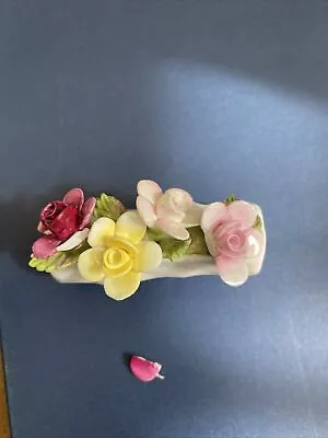 Buy Miniature Coalport Bone China Floral Posy Trough. • 3£