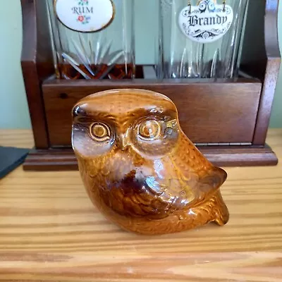 Buy Vintage Szeiler  Brown Owl Ceramic Pottery Money Box With  Orignial Stopper • 8.50£