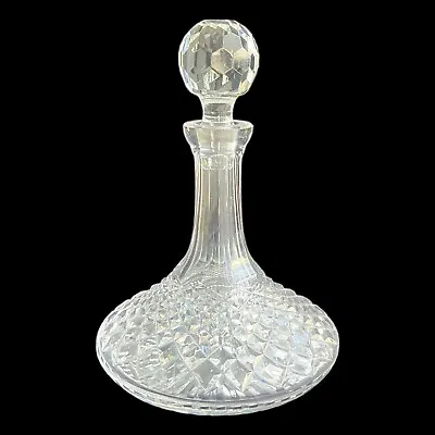 Buy Waterford Ireland Alana Crystal Clear Cut Glass Ships Decanter & Stopper 12  • 80.45£