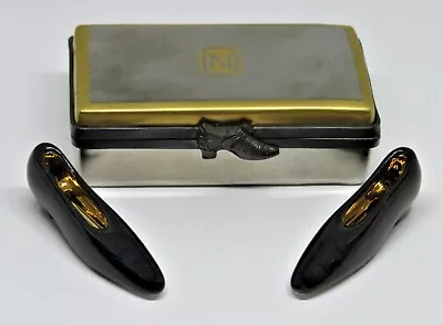 Buy Limoges France Box - Rochard - Nordstrom Shoe Box & Removable Black Pumps • 118.39£