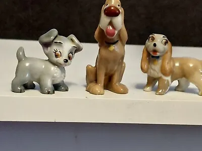 Buy 3 X DISNEY WADE DOG FIGUIRINES..TRUSTY, LADY And SCAMP..EXCELLENT CONDITION  • 10.50£
