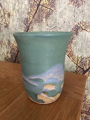 Buy Geraldine Hughes Studio Pottery Sheffield Hand-thrown Stoneware Vase 11.5cm • 5£