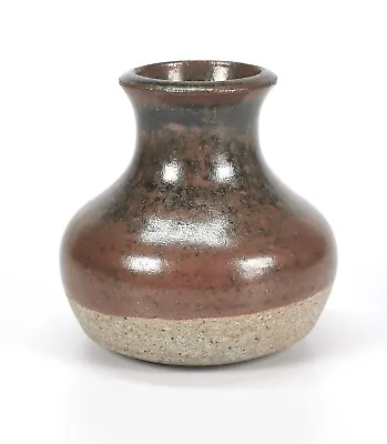 Buy Vintage Mary Jane Boardman Studio Pottery Tenmoku And Iron Oxide Glazed Bud Vase • 22£