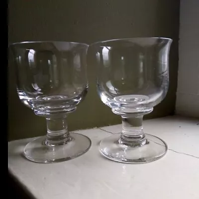 Buy Dartington Glass Vintage Pair Regency Goblets  Sale £25 Pair • 25£