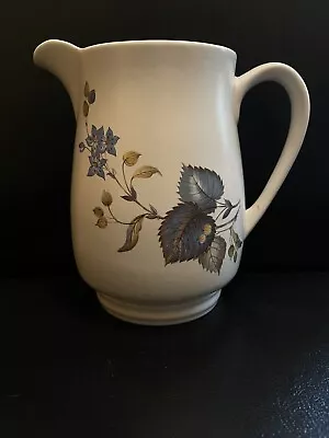 Buy Sylvac Ware Made In England Jug Blue Leaves Pattern 5 ½” Tall Approx. Excellent  • 1.99£