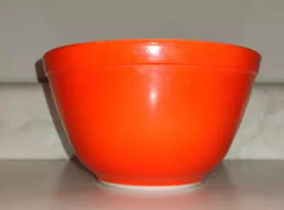 Buy Vintage Pyrex 401 Bowl 1.5 Pint Red Soup Cereal Nesting 1-1/2 Pt Primary Color • 33.15£