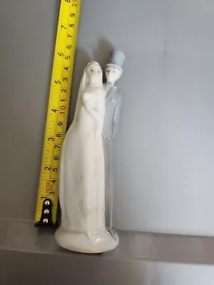 Buy Lladro Nao Bride & Groom Figurine Porcelain Wedding Cake Topper • 27.51£