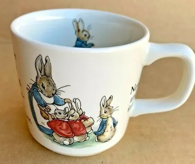 Buy Child Mug Cup Wedgwood Peter Rabbit Flopsy Mopsy Cotton Tail Beatrix Potter • 17.06£