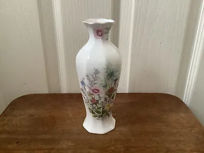 Buy Tall Vintage Aynsley Fine Bone China Wild Tudor Flower Vase 7  • 3.99£