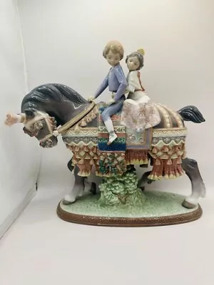 Buy LLADRO Balencian Children On Horse Figure USED F/S Japan • 684.32£