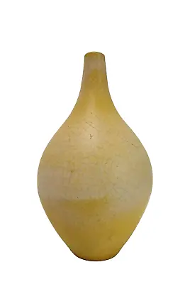 Buy Rare Villeroy Boch Mettlach Cracqueled Glaze Art Bottle Shaped Studio  Vase • 399.66£