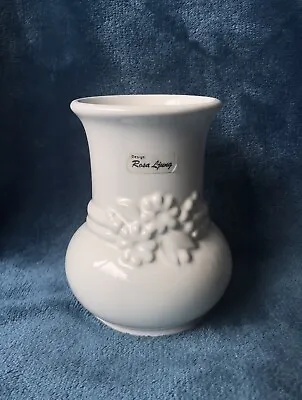 Buy Rosa Ljung Small White Vase Vtg Ceramic Pottery Helsingborg Sweden Flowers Deco • 13.99£
