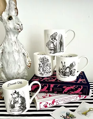 Buy Alice In Wonderland Set Of 4 Bone China Mugs • 35£