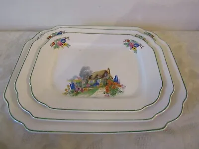 Buy Vintage Adams China Graduated Serving Plate Meat Platters A Bit Of Old England • 19.99£