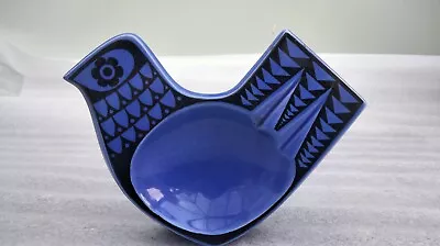 Buy Vintage Hornsea Pottery John Clappison BLUE Bird Ashtray Dish 1960s • 51£