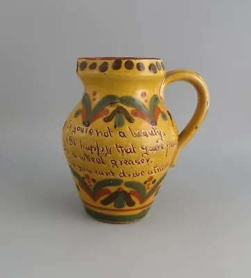 Buy Antique/Victorian Torquay Kerswell Daisy Motto Jug - Aller Vale - Train • 19.99£