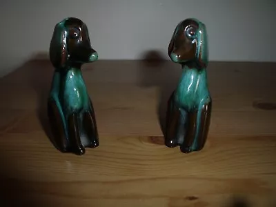 Buy Dogs Blue Mountain Pottery X 2 • 10£