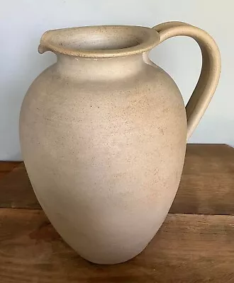 Buy Vintage Stoneware Hillstonia Studio Pottery Large Vase Pitcher 28.5cm Tall • 29.99£