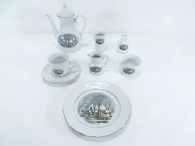 Buy Vintage - 1960s - Crown Bavaria - Germany - Avon Porcelain - Tea & Coffee Set • 23.99£