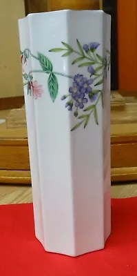 Buy Royal Worcester Bone China Floral Octagonal Vase Pattern Number C51 • 4£
