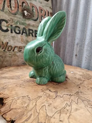 Buy Large Green Sylvac Snub Nose Rabbit • 30£