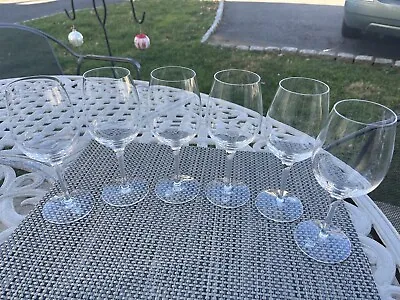 Buy 6 Orrefors Sweden Crystal  Wine Glasses  10 Oz • 71.04£