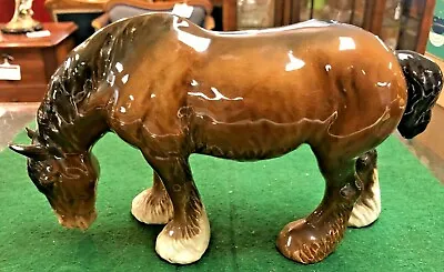 Buy Beswick Grazing Shire Horse Gloss Finish Figurine. No - 1050 (A/F) • 50£