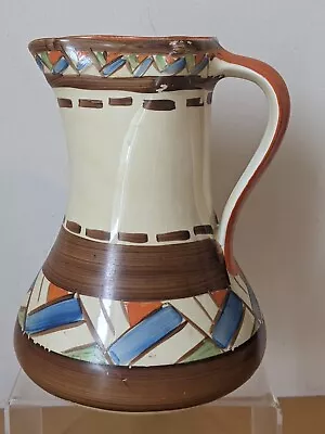 Buy Art Deco Myott Son & Co Hand Painted Jug Pitcher Made In England Model H8301 • 22.99£