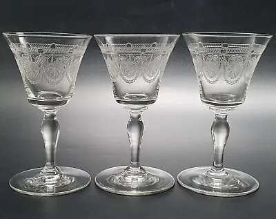 Buy Antique Drinking Glasses Edwardian Sherry Port Liquor Tumblers 1900 - 1910 Mixed • 14.95£