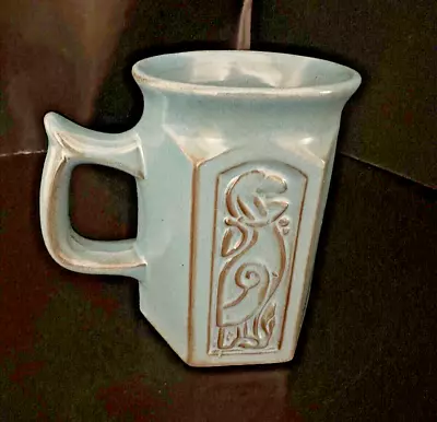 Buy Tyn Llan Pottery Coffee Mug, Celtic Bird Design, Made In Wales • 17£