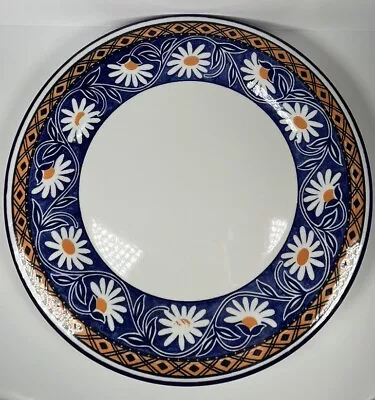 Buy English Staffordshire Tableware Daisy Fields Dinner Plate 10 Inch Blue Floral • 14.95£